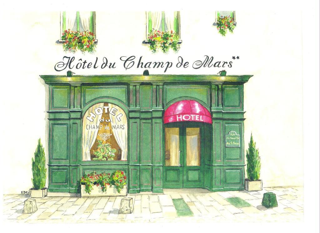 Contact Hotel Du Champ De Mars De 쎙브히육 외부 사진